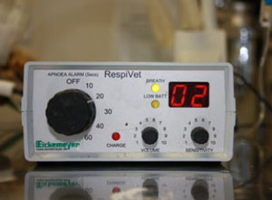 Alerte d'apnée vétérinaire Alerte d'apnée vétérinaire