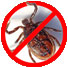 tique_w attention aux tiques. Tiques panneau sens interdit